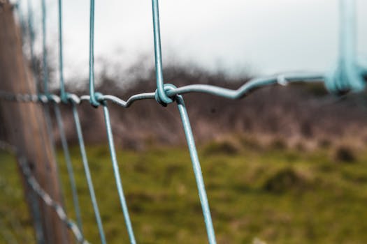 DIY garden fence using recycled materials