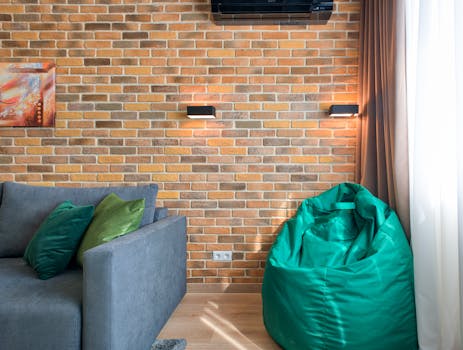 green plants in a well-lit apartment